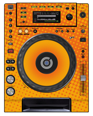 Pioneer DJ CDJ 850 Skin Gradienter Orange
